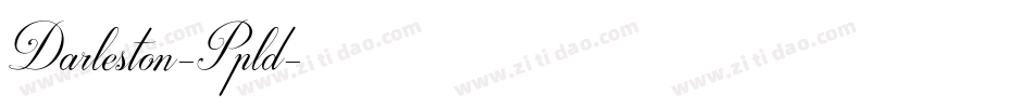 Darleston-Ppld字体转换