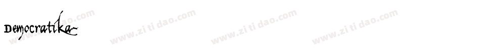 Democratika字体转换