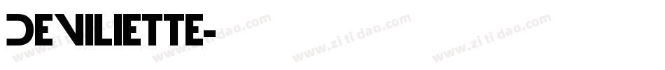 Deviliette字体转换