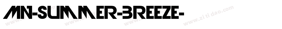 MN-Summer-Breeze字体转换