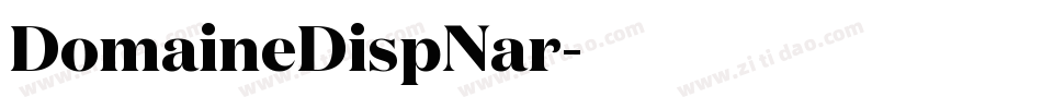 DomaineDispNar字体转换