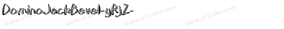 DominoJackBevel-yRjZ字体转换