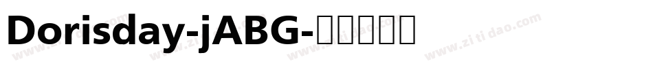 Dorisday-jABG字体转换