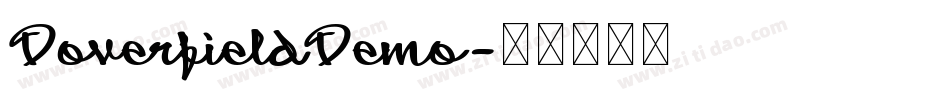 DoverfieldDemo字体转换