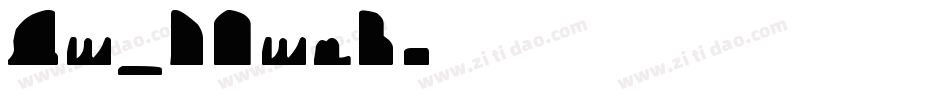 CW_DOWNB字体转换