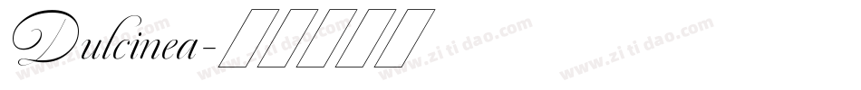 Dulcinea字体转换