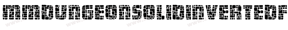 MmDungeonSolidInvertedFw-DGG3字体转换