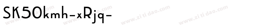SK50kmh-xRjq字体转换