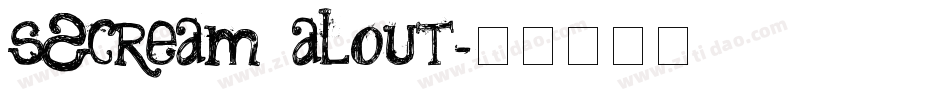 Scream_alout字体转换