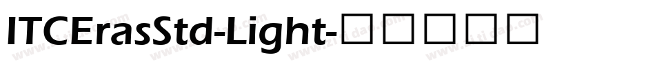 ITCErasStd-Light字体转换