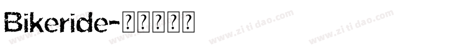 Bikeride字体转换