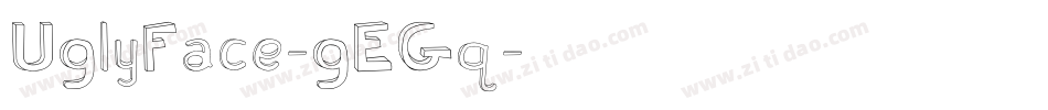 UglyFace-gEGq字体转换