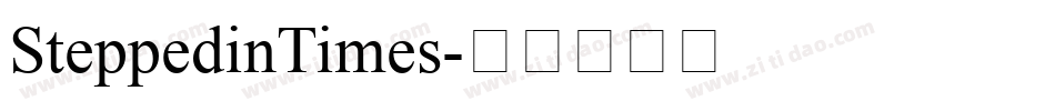 SteppedinTimes字体转换