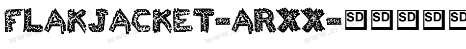 FlakJacket-ARxx字体转换