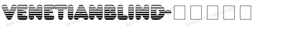 VenetianBlind字体转换