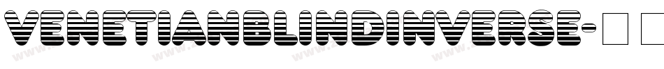 VenetianBlindInverse字体转换