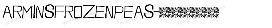 ArminsFrozenPeas字体转换