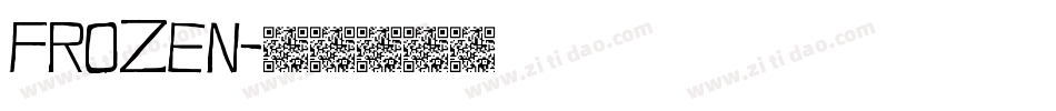 Frozen字体转换