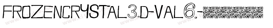 FrozenCrystal3D-VaL6字体转换
