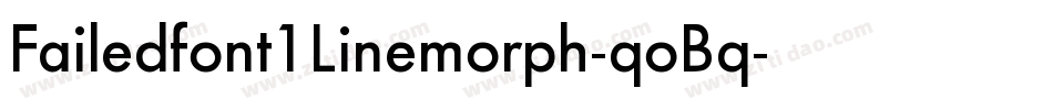 Failedfont1Linemorph-qoBq字体转换