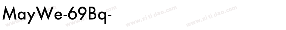 MayWe-69Bq字体转换