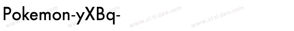 Pokemon-yXBq字体转换