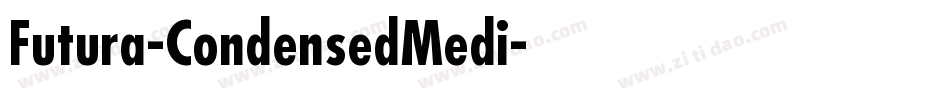 Futura-CondensedMedi字体转换