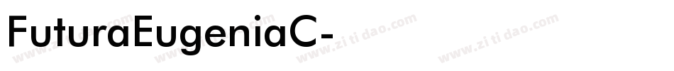 FuturaEugeniaC字体转换