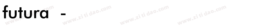 futura字体字体转换