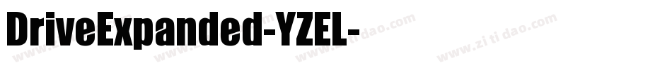 DriveExpanded-YZEL字体转换