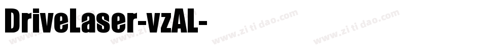 DriveLaser-vzAL字体转换