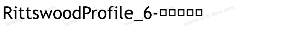 RittswoodProfile_6字体转换