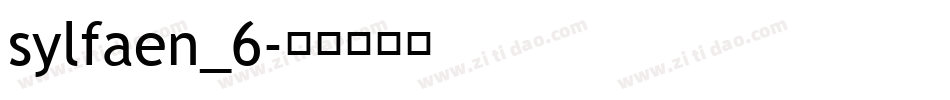 sylfaen_6字体转换