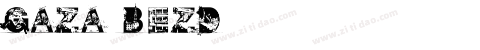 Gaza-Bezd字体转换