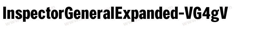 InspectorGeneralExpanded-VG4gV字体转换