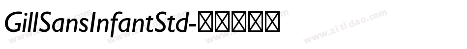 GillSansInfantStd字体转换