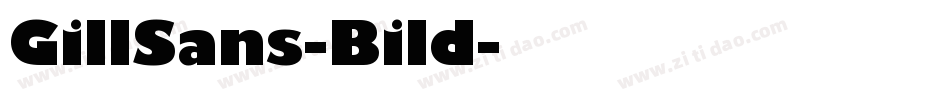 GillSans-Bild字体转换