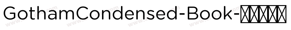 GothamCondensed-Book字体转换