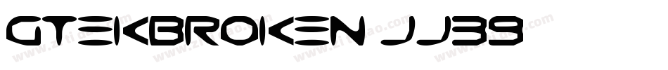 GtekBroken-jJ39字体转换