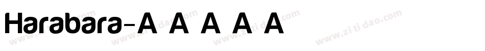 Harabara字体转换