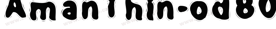 AmanThin-odB0字体转换
