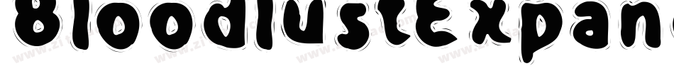BloodlustExpandedItalic-qlA0字体转换 BloodlustExpandedItalic-qlA0字体转换