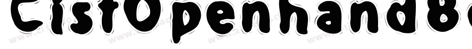 CisfOpenhandBold-8qa0字体转换