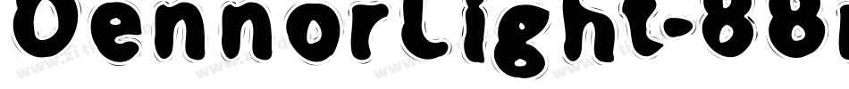 DennorLight-8Br0字体转换