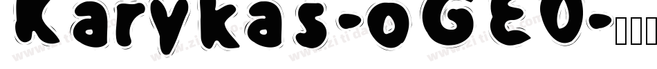 Karykas-oGE0字体转换