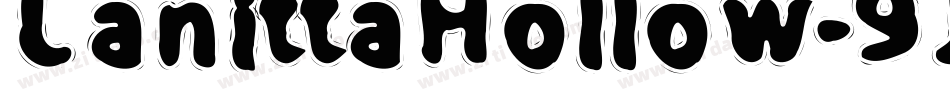 LanittaHollow-9Jy0字体转换