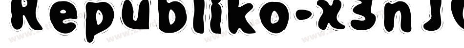 Republiko-x3nJ0字体转换