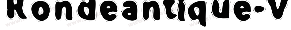 Rondeantique-VVZ0字体转换
