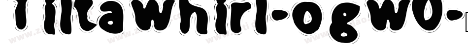 Tiltawhirl-ogw0字体转换