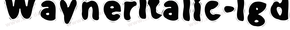 WaynerItalic-lgdL0字体转换
